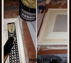 diy custom picture frame, chalk paint, crafts, home decor, painting, Adding wood icing to frame