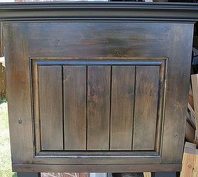 twin size alder wood door headboard, doors, painted furniture, repurposing upcycling, woodworking projects