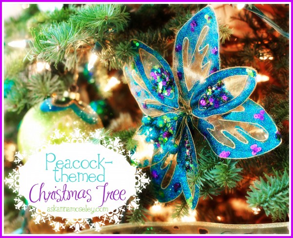 christmas tree theme peacock, christmas decorations, seasonal holiday decor