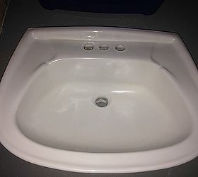 how to get an etched chipped porcelain sink back to new, Etched Chipped Sink