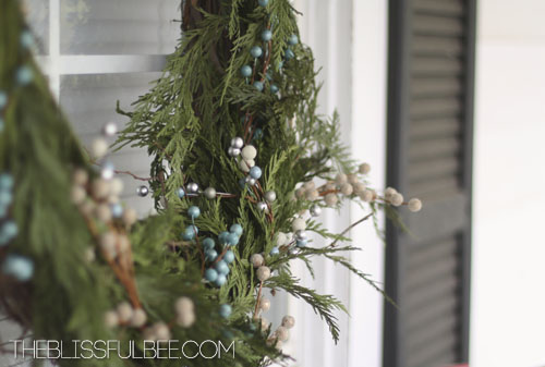 diy christmas wreath using real garland, crafts, seasonal holiday decor, wreaths
