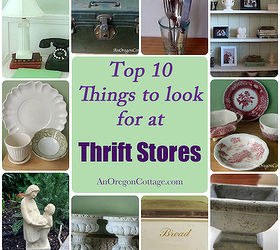 top ten at thrift stores, repurposing upcycling