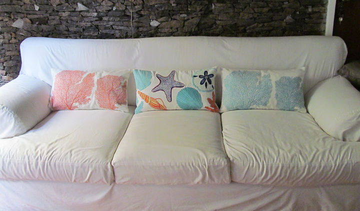 coastal themed throw pillows, crafts, home decor, Sea themed pillows