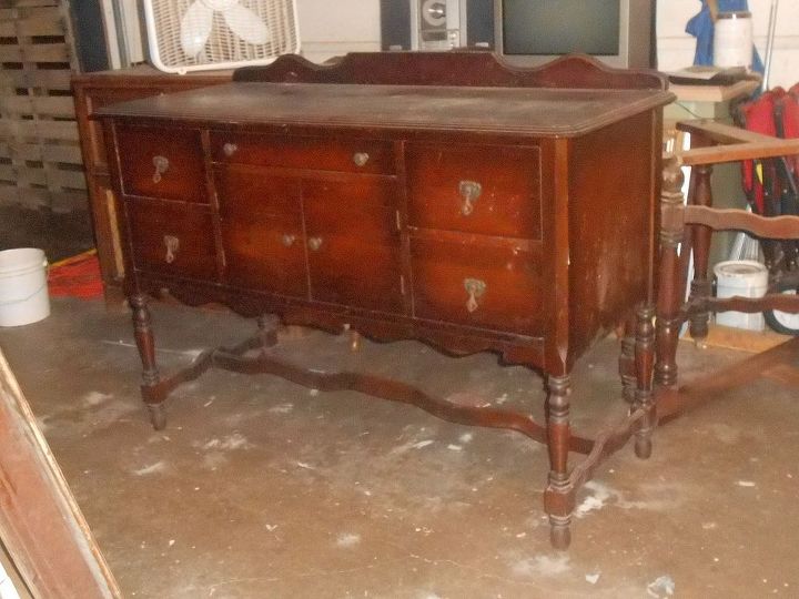 painted furniture, painted furniture, Antique Buffet