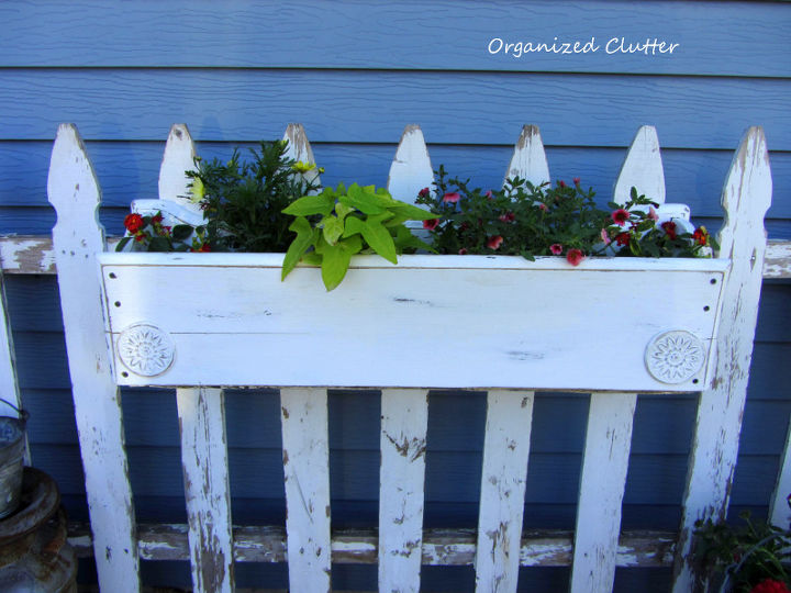 a re purposed furniture piece window box, gardening, repurposing upcycling