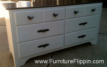 Oh, So Knotty Pine Dresser Made Gorgeous