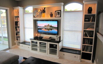 Check out my new custom entertainment center - Thanks Closets by Design!