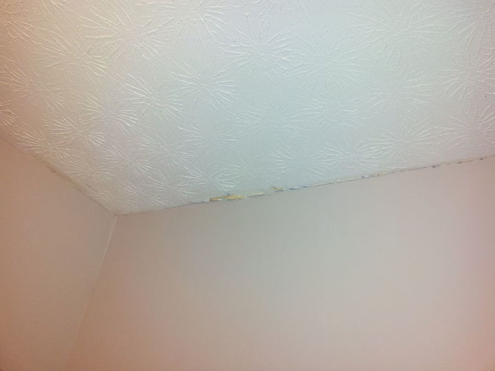 drywall disasters, home maintenance repairs, how to, paint colors, walls ceilings, Office wall this ugliness runs across the entire wall see previous office picture for other side