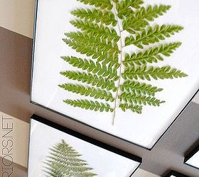 how to create art using ferns, crafts