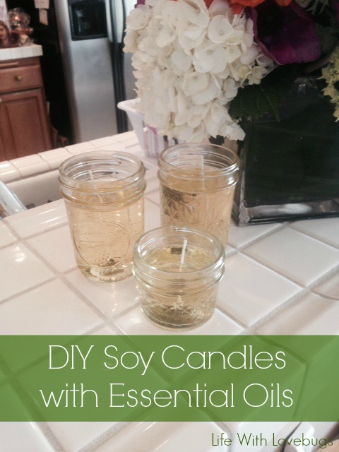 diy soy candles, crafts