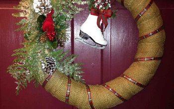 My front door Christmas wreath