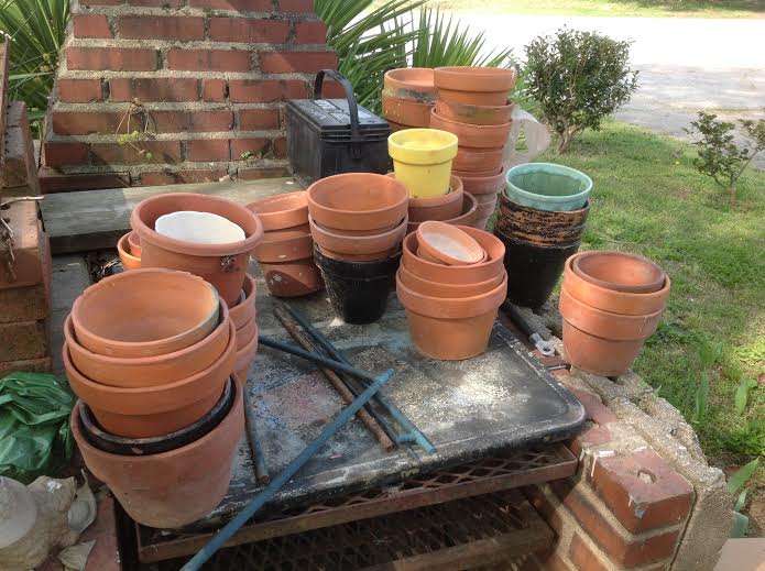 herbal cart, flowers, gardening, outdoor furniture, painted furniture, repurposing upcycling