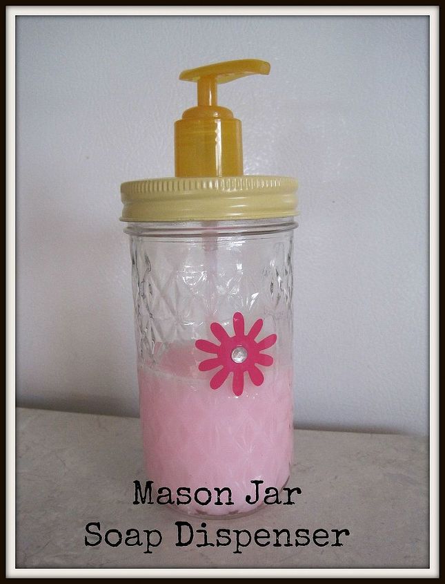 diy mason jar soap pump, crafts, mason jars, Use a mason jar to create a one of a kind soap pump that can be changed out seasonally