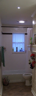 a bathroom remodel in our last house, bathroom ideas, home decor