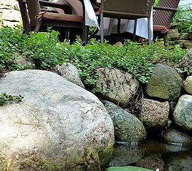details for a perfect summer dinner party, chalkboard paint, crafts, mason jars, outdoor living, Water gardens add beauty and the sound of a trickling stream is soothing