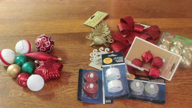 upcycled christmas tree craft idea inspired by real simple magazine, christmas decorations, crafts, repurposing upcycling, seasonal holiday decor, a smattering of thrifted and dollar store ornaments are the perfect embellishments