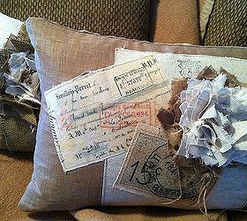 shabby french pillows, crafts, home decor, Transfers from The Graphics Fairy