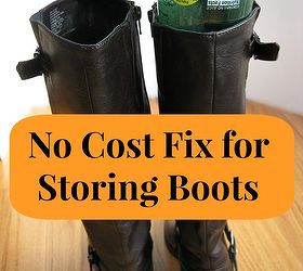 how to store your boots, cleaning tips, repurposing upcycling, Organize your closet and boots for free