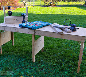 must have tools what are your favourites why chime in, diy, home maintenance repairs, tools, woodworking projects, On a nice day I pull my builds outside with my collapsible table