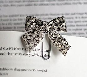 easy diy ribbon bookmarks, crafts, Attach the paper clip and you are done