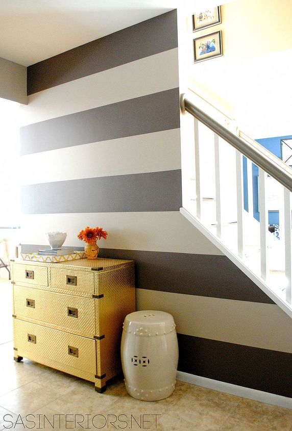 tips tricks for painting perfect stripe on the wall, paint colors, painting, wall decor