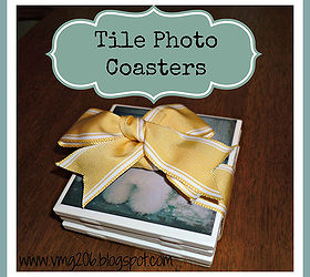 tile photo coasters, crafts, Check out the tutroial at