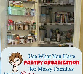 use what you have pantry organization, closet, organizing, Use What You Have Pantry Organization