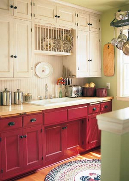 two toned kitchen cabinets are the best of both worlds