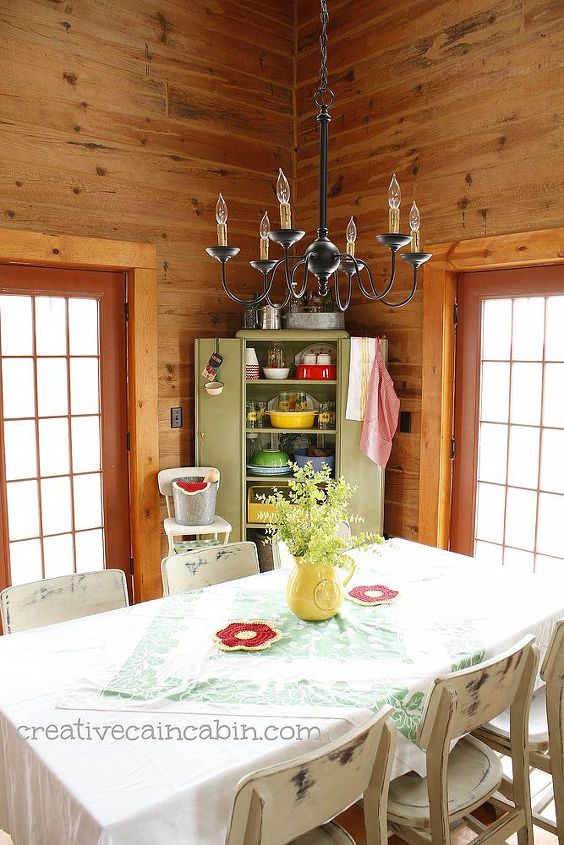 rearranging the dining room in a farmhouse log home, dining room ideas, home decor