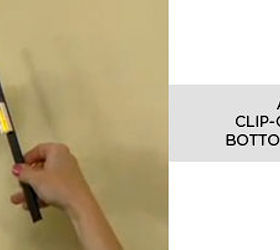 how to stencil a feature wall video tutorial, paint colors, painting, wall decor, Attach Clip On Level
