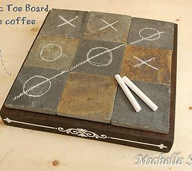 diy coffee table tic tac toe board, crafts, repurposing upcycling