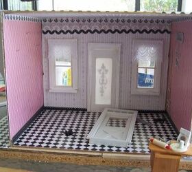 my hobby is miniature dollhouses this is my french caf, crafts, The inside