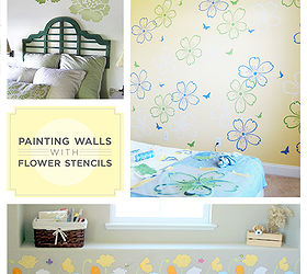 flower stencils convey different meanings, flowers, home decor, Paint your walls with flower stencils