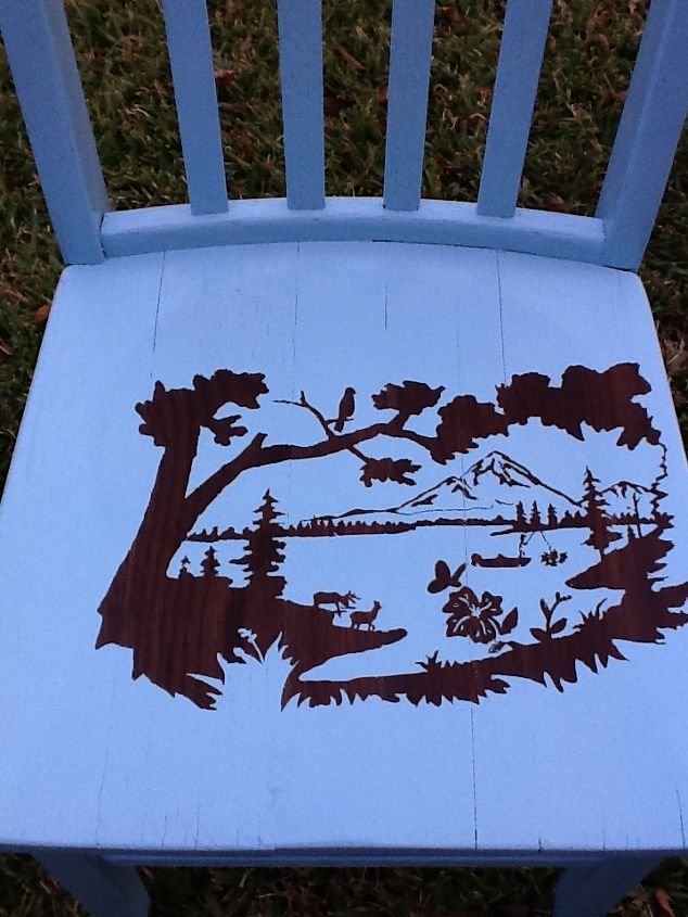 old chair re do, painted furniture
