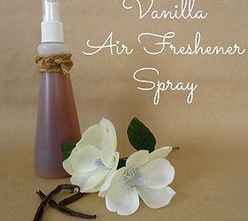 how to make a vanilla air freshener spray, cleaning tips