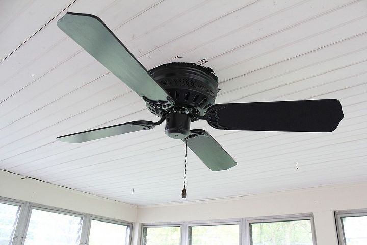 painting a ceiling fan, hvac, painting, After