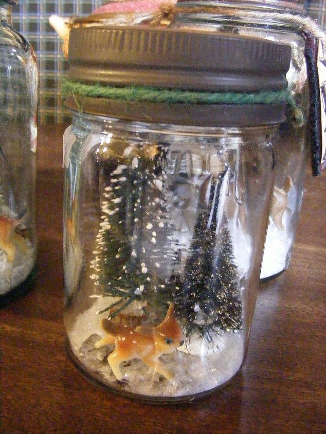 q i love these mason jar snow globes what should i charge, christmas decorations, seasonal holiday decor, The small jar