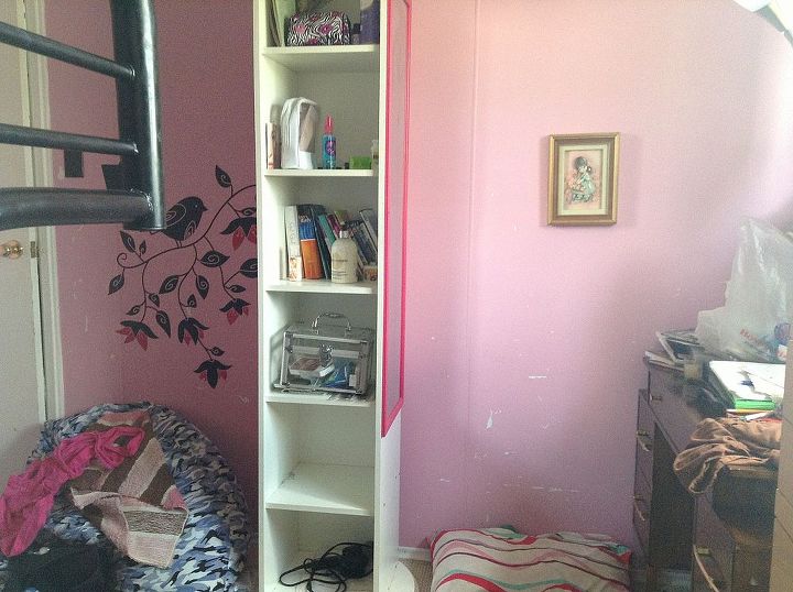 room makeover for our oldest daughter, bedroom ideas, flooring, home decor, before