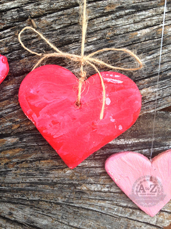fun valentine s day decorating project to do with kids, crafts, seasonal holiday decor, valentines day ideas, Such a simple project Soo pretty too