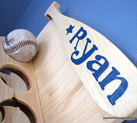 diy knock off baseball display shelf, bedroom ideas, diy, home decor, shelving ideas, woodworking projects
