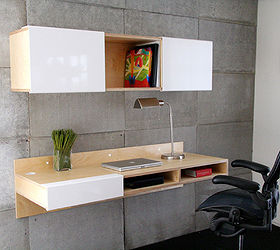 custom desk, painted furniture, shelving ideas, storage ideas