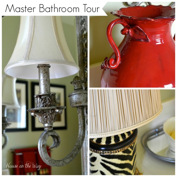 master bathroom tour, bathroom ideas, home decor, House on the Way Master Bathroom Tour