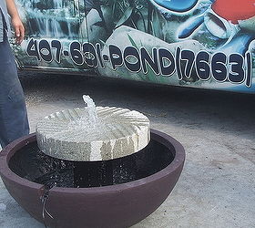 Unique Millstone Fountain Project in Orlando Area