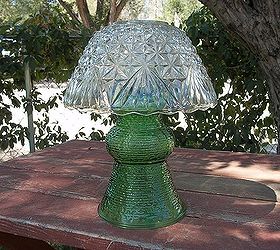 upcycled glass projects, repurposing upcycling, Solar Garden Lamp