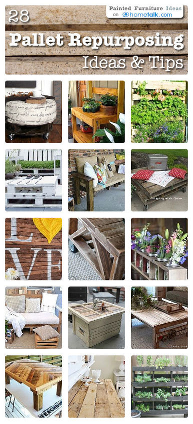 28 pallet repurposing ideas tips, painted furniture, pallet, repurposing upcycling