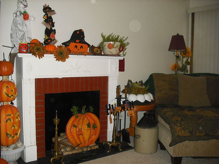 minha decorao de outono e halloween