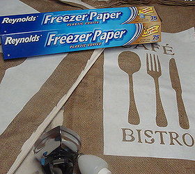 How to Stencil Burlap for Personalized Home Decor. Hometalk