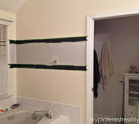 painting horizontal stripes on a wall, painting, Paint the edges of the stripes first then the centers Keep as little paint as possible on your brush or mini roller to prevent drips
