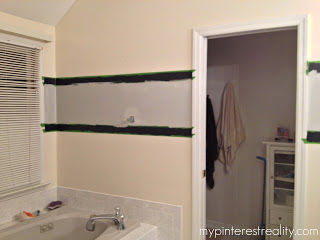 painting horizontal stripes on a wall, painting, Paint the edges of the stripes first then the centers Keep as little paint as possible on your brush or mini roller to prevent drips