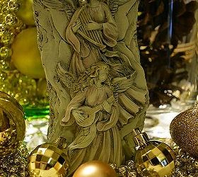 do you decorate your bedroom for christmas, bedroom ideas, christmas decorations, seasonal holiday decor, wreaths, This angel is a candle